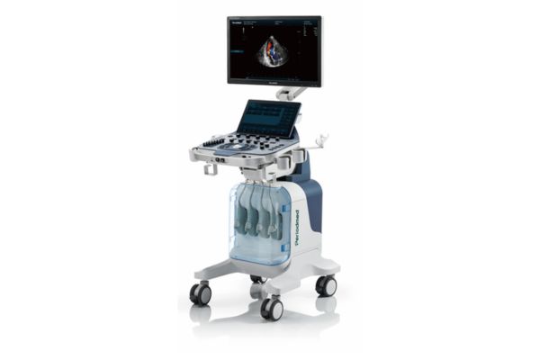 Ultrasound machine for diagnostic imaging used in hospitals and clinics